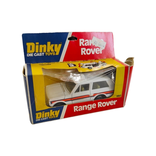 411 - BOXED DINKY MODEL 192, RANGE ROVER, POLICE VEHICLE