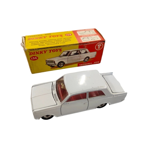 423 - BOXED DINKY MODEL 136, VAUXHALL VIVA, WHITE