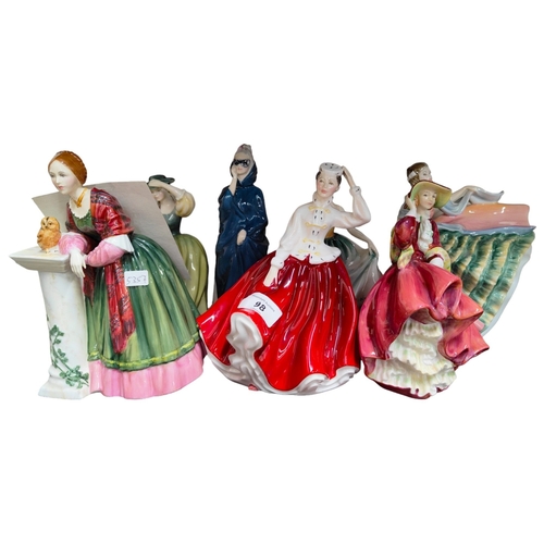 98 - 6 ROYAL DOULTON FIGURES