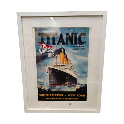 116 - TITANIC PRINT