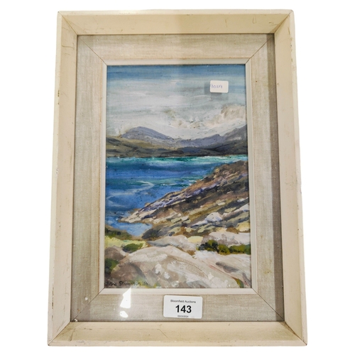 143 - WATERCOLOUR - PATRIC STEVENSON - KENMARE RIVER