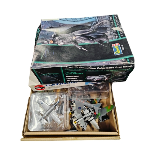 147 - BOX OF MODELS ETC