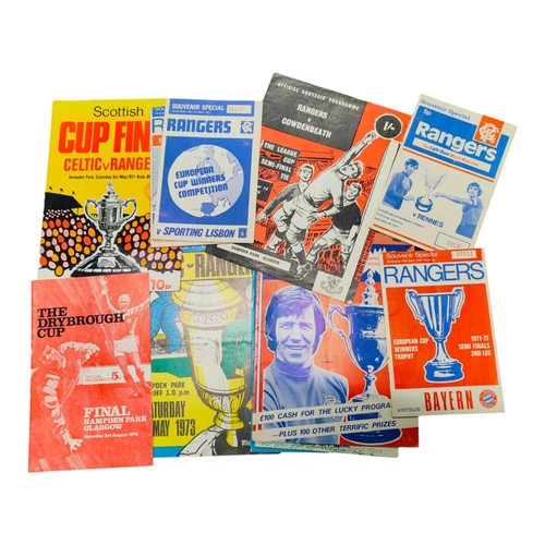 151 - COLLECTION OF 1970S RANGERS PROGRAMMES