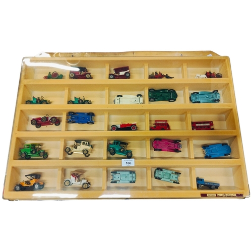 166 - MATCHBOX DISPLAY BOX WITH MODELS