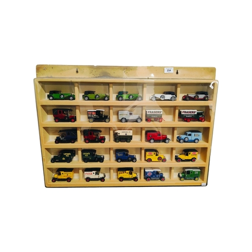 254 - MATCHBOX DISPLAY BOX WITH MODELS