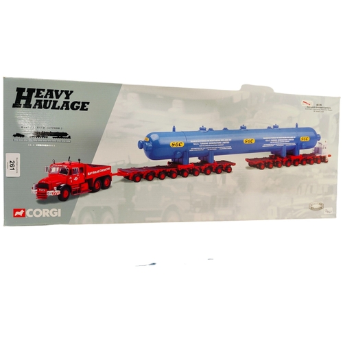 261 - LARGE BOXED CORGI HEAVY HAULAGE