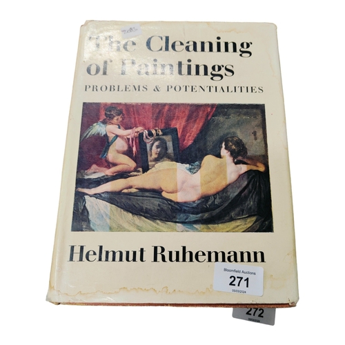 271 - OLD BOOK: THE CLEANING OF PAINTINGS