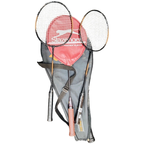 274 - 4 BADMINTON RACQUETS