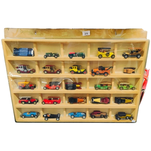 275 - MATCHBOX DISPLAY BOX WITH MODELS