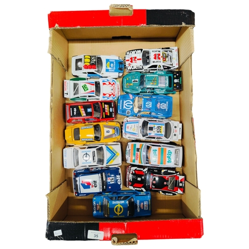 35 - BOX LOT OF MODEL CARS