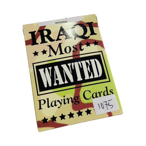 407 - IRAQI MOST WANTED PLAYING CARDS