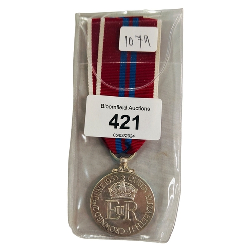 421 - CORONATION MEDAL