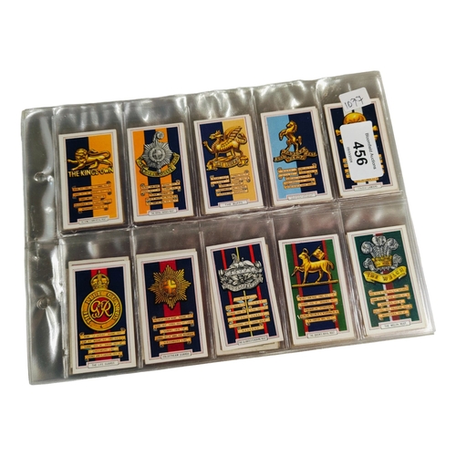 456 - CIGARETTE CARDS ARMY BADGES