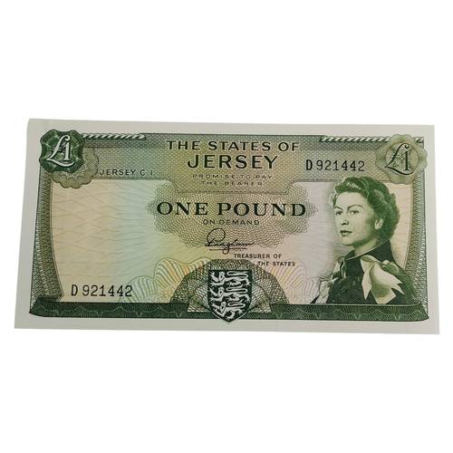 473 - THE STATES OF JERSEY ONE POUND BANK NOTE 1963