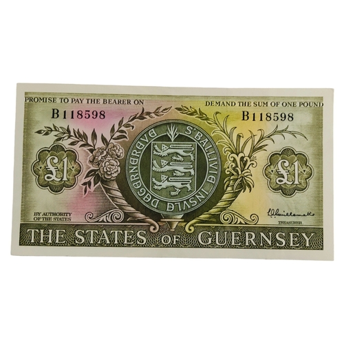 494 - THE STATES OF GUERNSEY £1 BANK NOTE 1969