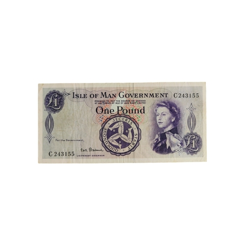 516 - ISLE OF MAN £1 BANKNOTE P.H.G.STALLARD