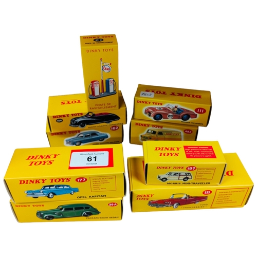 61 - QUANTITY OF BOXED DINKY MODELS