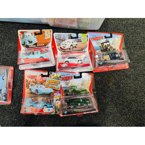 51 - LARGE BOX LOT OF DISNEY CARS MODELS