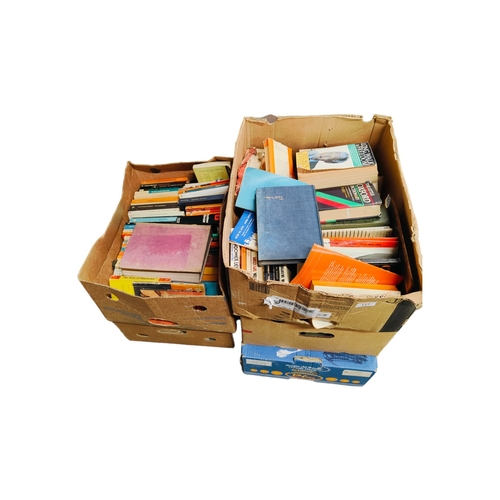 113 - 5 BOXES OF OLD BOOKS