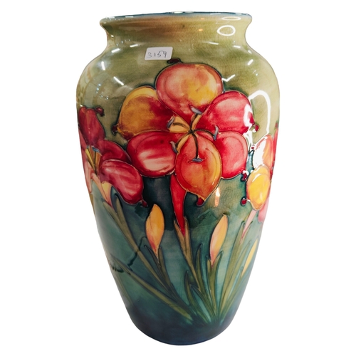 389 - SIGNED MOORCROFT VASE 32CM TALL