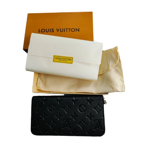 405 - LOUIS VUITTON LEATHER PURSE WITH DUST COVER BOX