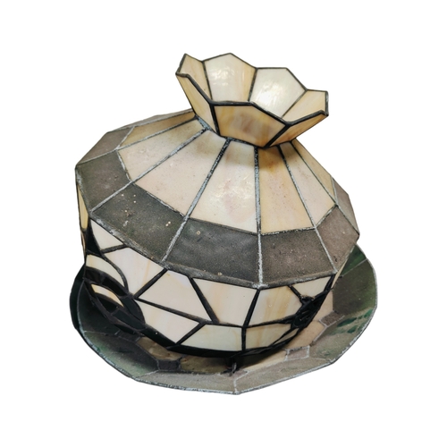 56 - 4 TIFFANY STYLE LAMP SHADES