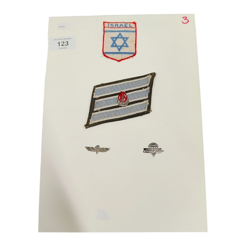 123 - 1970'S ISRAELI PARA BADGES