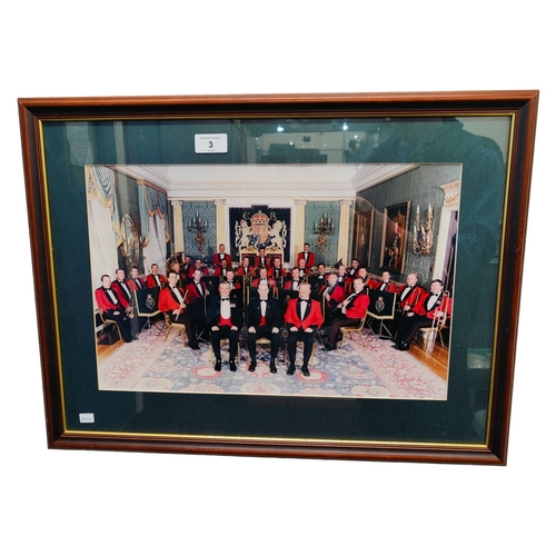 3 - FRAMED ROYAL ULSTER CONSTABULARY (R.U.C) BAND PHOTOGRAPH