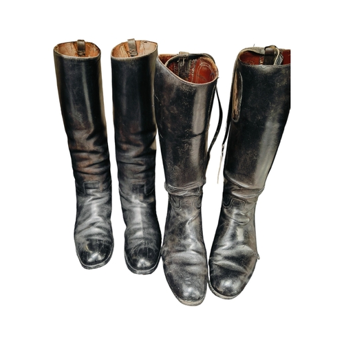 48 - 2 PAIRS OF CAVALRY RIDING BOOTS