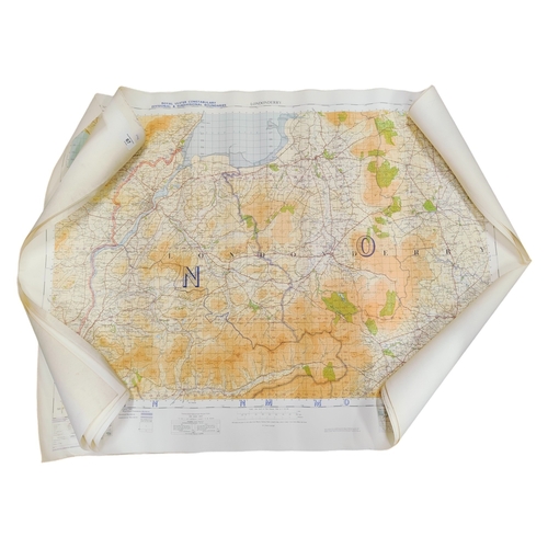 67 - 8 X ROYAL ULSTER CONSTABULARY (R.U.C) DIVISIONAL & SUB-DIVISIONAL BOUNDRIES MAP