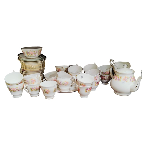 99 - SHELF LOT OF CHINA