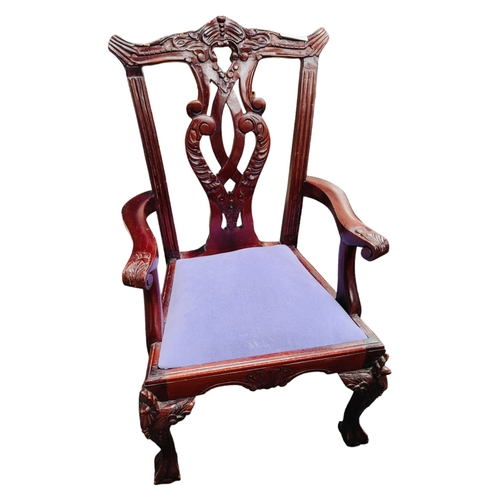 107 - MINIATURE CARVER ARMCHAIR