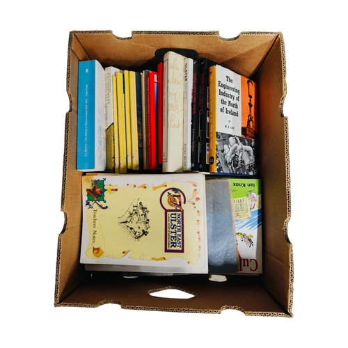 112 - BOX OF IRISH BOOKS