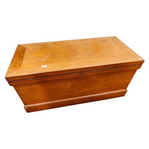 120 - WOODEN CHEST