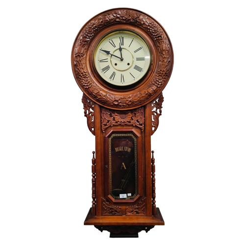 13 - LARGE REGULATOR STYLE CLOCK