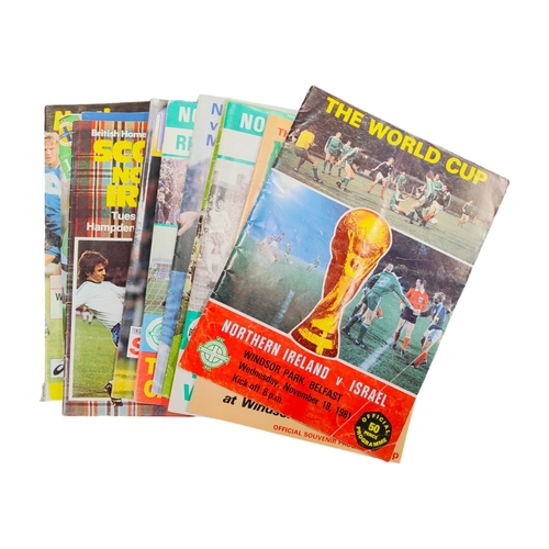 133 - COLLECTION OF N.IRELAND PROGRAMMES