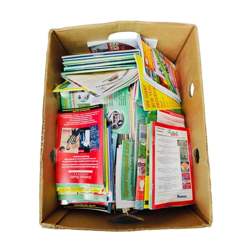 36 - LARGE BOX OF PROGRAMME MONTHLYS