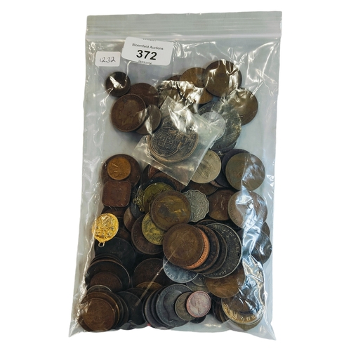 372 - BAG OF COINS