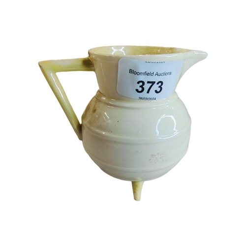 373 - 2ND PERIOD BELLEEK 3 LEGGED JUG - GOOD CONDITION