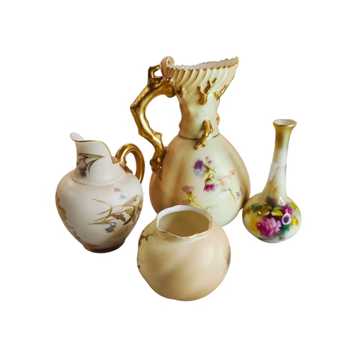 398 - 4 PIECES OF ROYAL WORCESTER