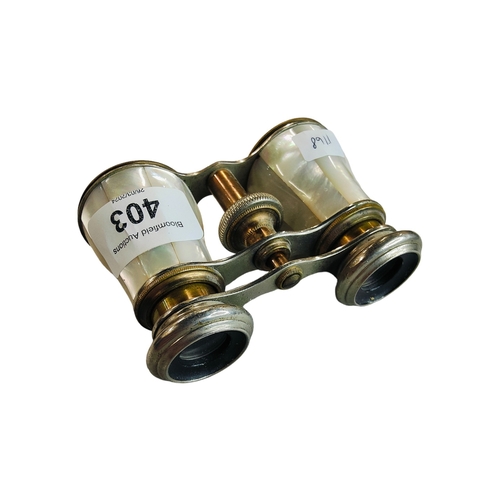 403 - MOTHER OF PEARL OPERA GLASSES