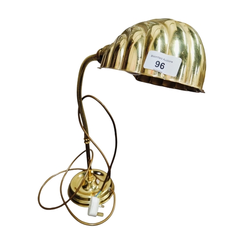 96 - ART DECO CLAM SHELL ANGLEPOISE LAMP