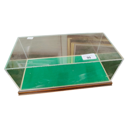 99 - PERSPEX DISPLAY CASE