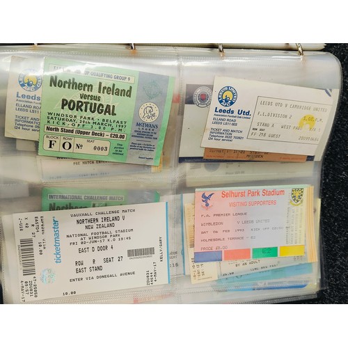 93 - GOOD SELECTION OF OLD FOOTBALL TICKET STUBBS