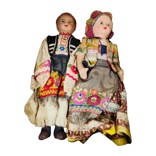 56 - PAIR OF ANTIQUE DOLLS