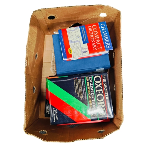 41 - BOX OF DICTIONARYS