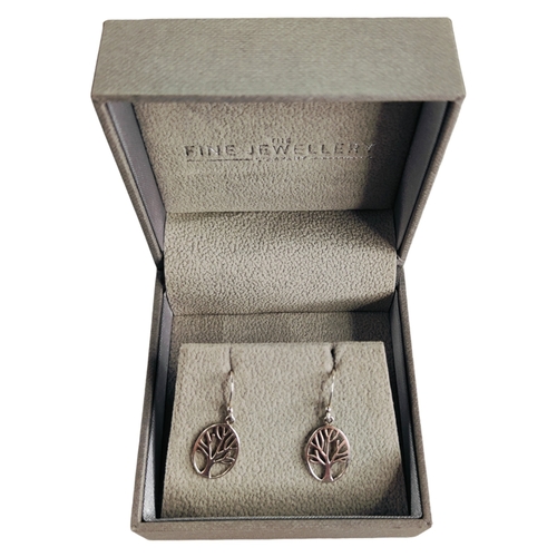 629 - SILVER TREE OF LIFE EARRINGS