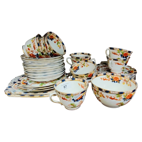 87 - ANTIQUE CHINA TEASET