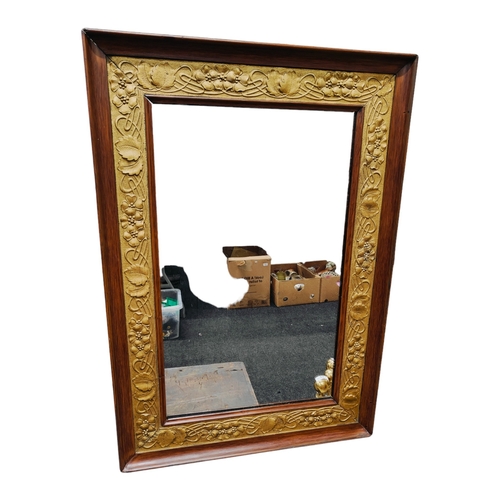 22 - LARGE ARTS & CRAFTS MIRROR