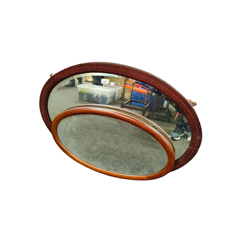 274 - 3 ANTIQUE MIRRORS